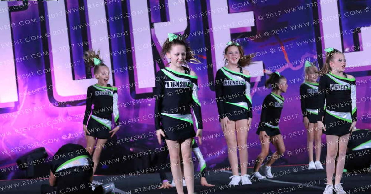 Intensity Cheer and Dance FIREFLIES · Hear of England UK University Nationals
