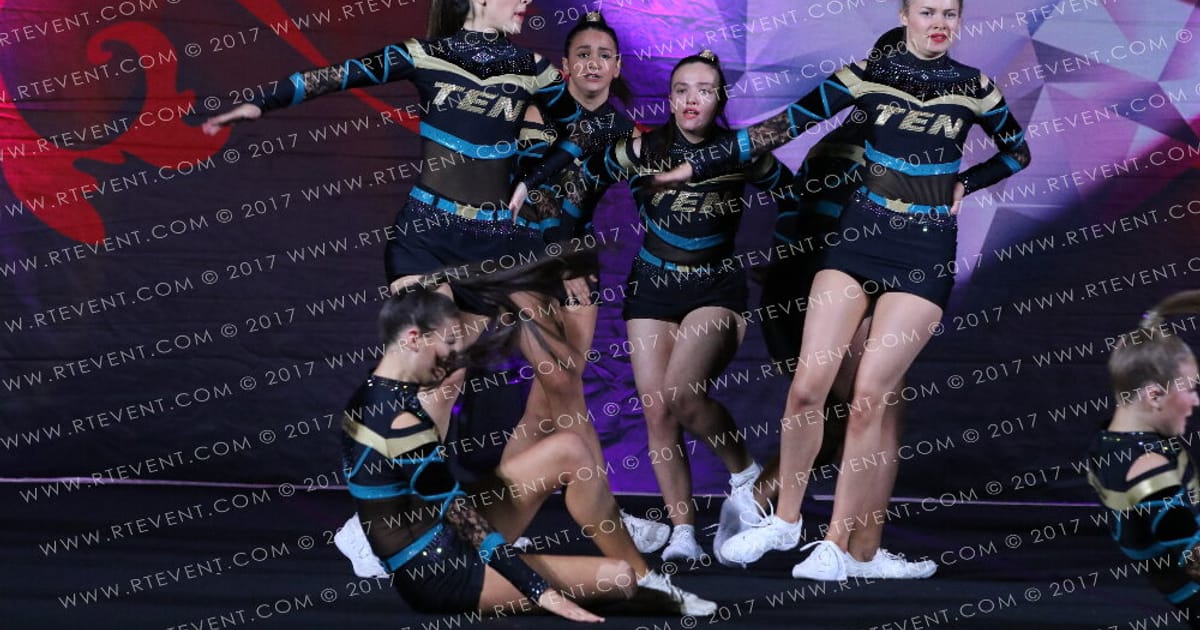 CheerForce TEN Vengeance · Hear of England UK University Nationals