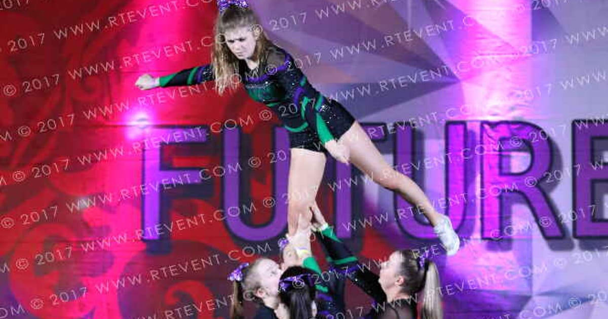 Warrington Cheer Storm Blizzard · Hear of England UK University Nationals