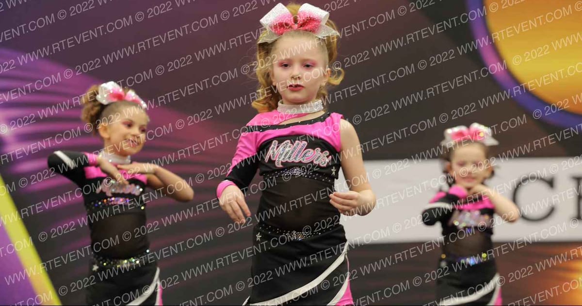 millers cheer stars starburst · The Red Hot Cheer and Dance Competition