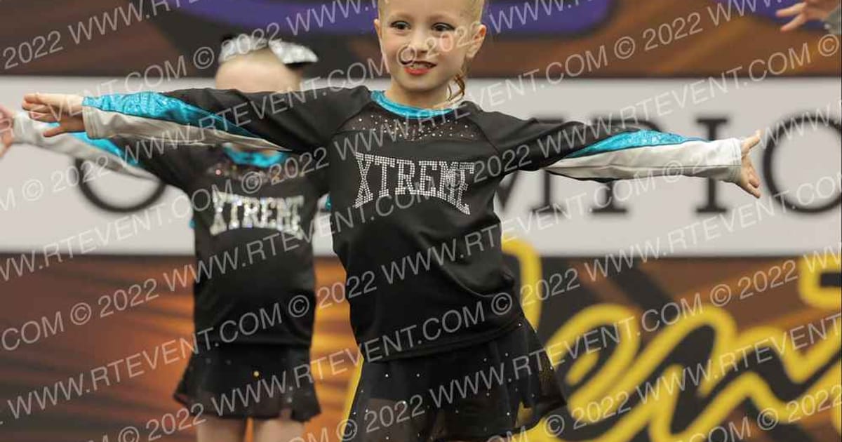Competitive Cheer Xtreme Rubies · The Red Hot Cheer and Dance Competition