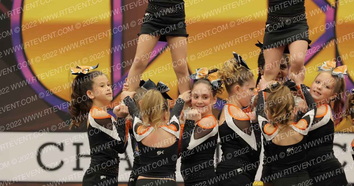 3E cheer Lightening · The Red Hot Cheer and Dance Competition