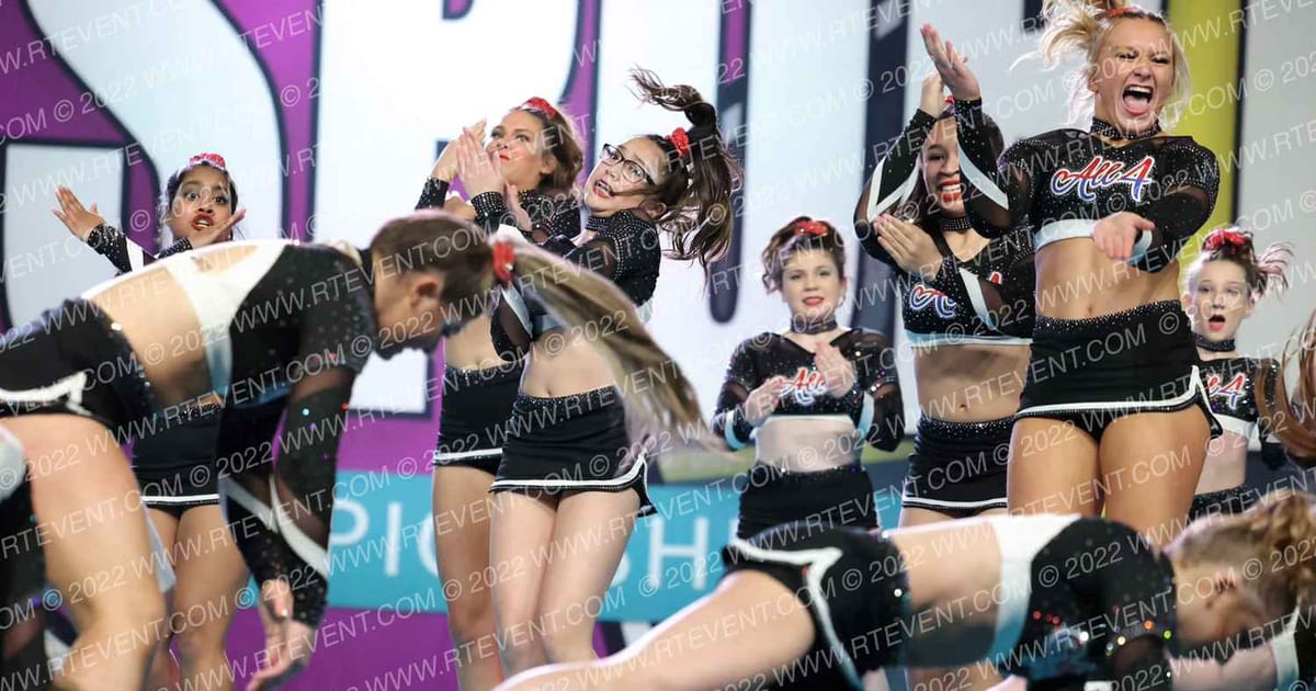 All 4 Cheer Shell Shock · CSN Arena B Four