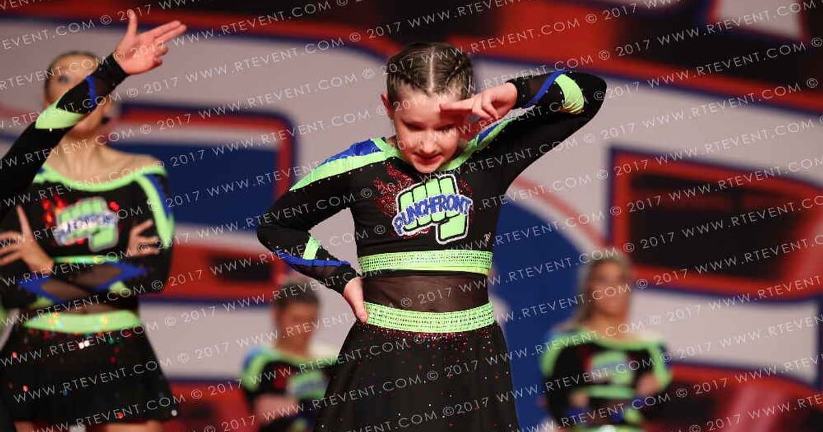 PunchFront Cheer Lady Lava · Spirit of Hope Grand Nationals