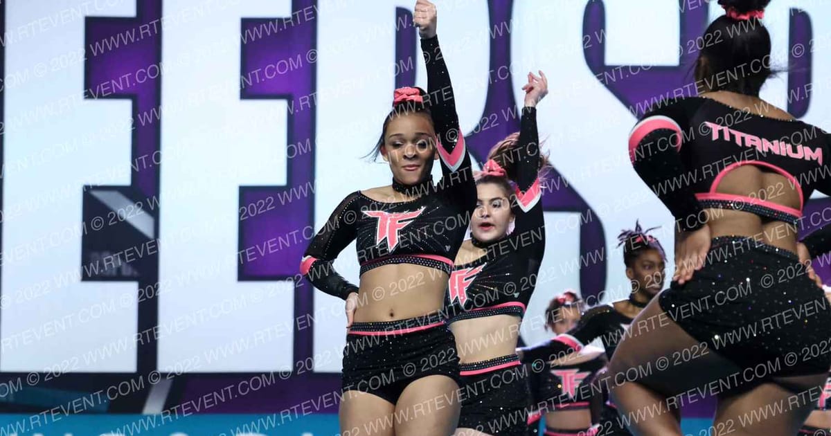 Titanium Force Cheer Black Smoke · CSN Arena B Three