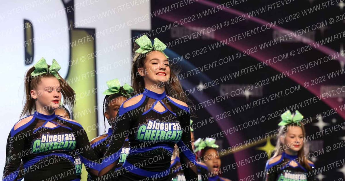 Bluegrass Cheercats Lime Leopards · CSN Arena B Two