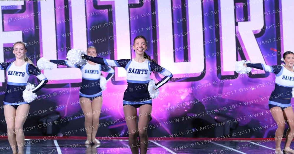St Andrews Saints Small University Dance Pom · Hear of England UK University Nationals