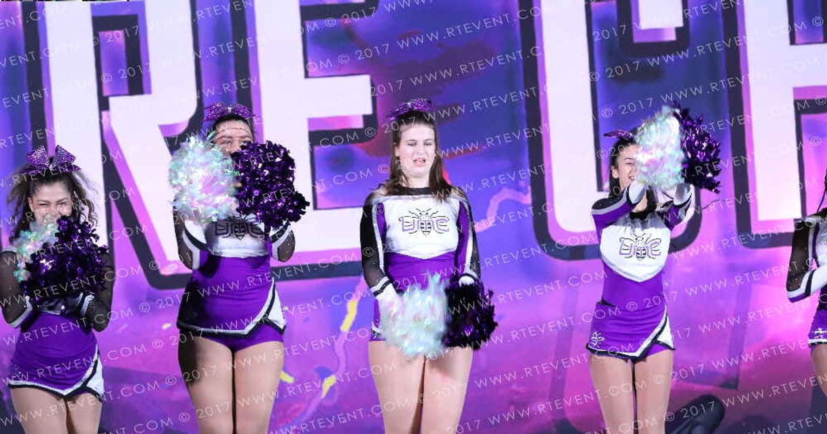 UMC Cheerleading Honeybees · Hear of England UK University Nationals