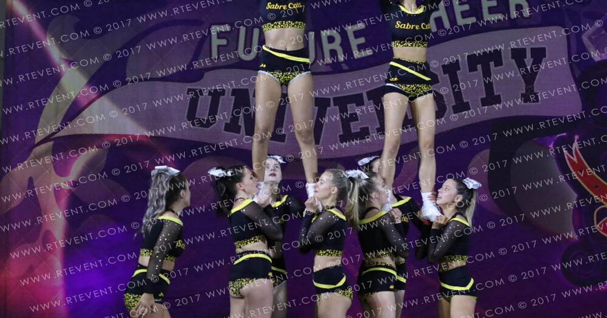 Sheffield Sabrecats Stunt Silver · Hear of England UK University Nationals