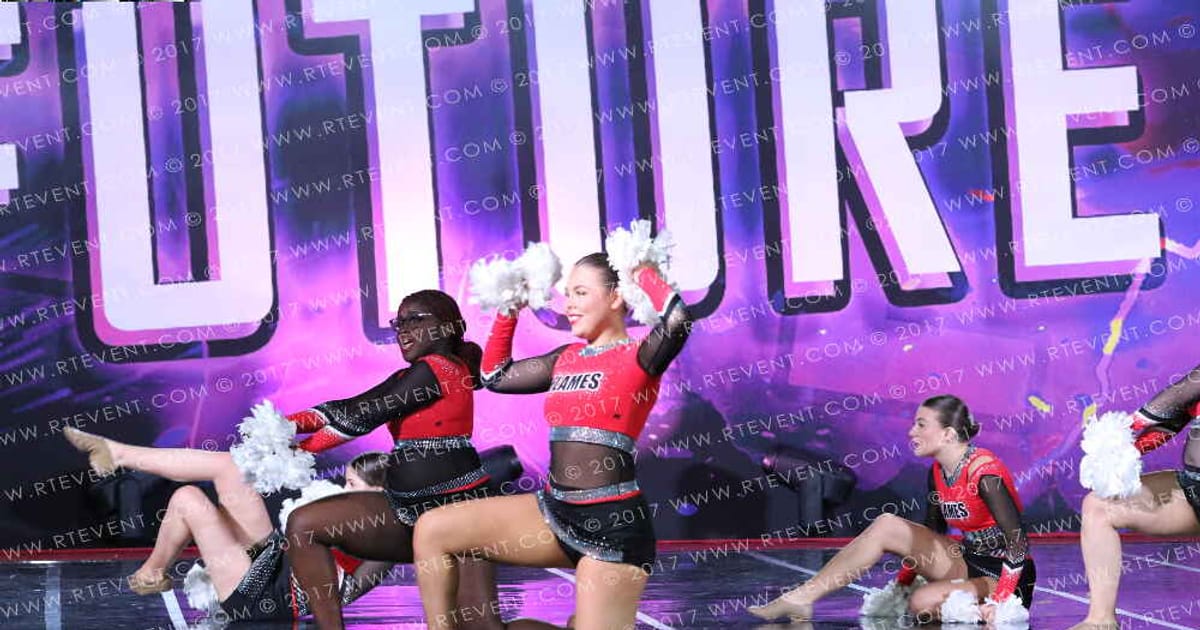 Essex Flames Pom · Hear of England UK University Nationals