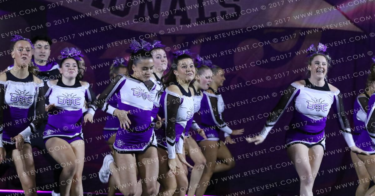 UMC Cheerleading Sting · Hear of England UK University Nationals