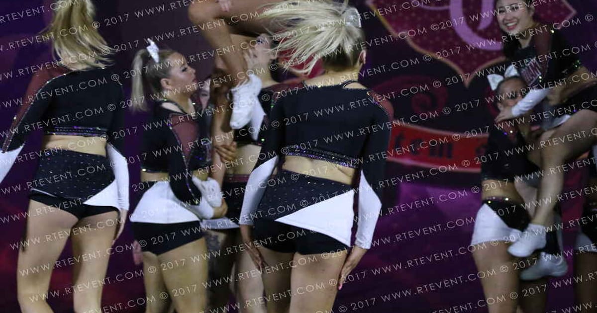 Hallam Cheer and Dance CRIMSON · Hear of England UK University Nationals
