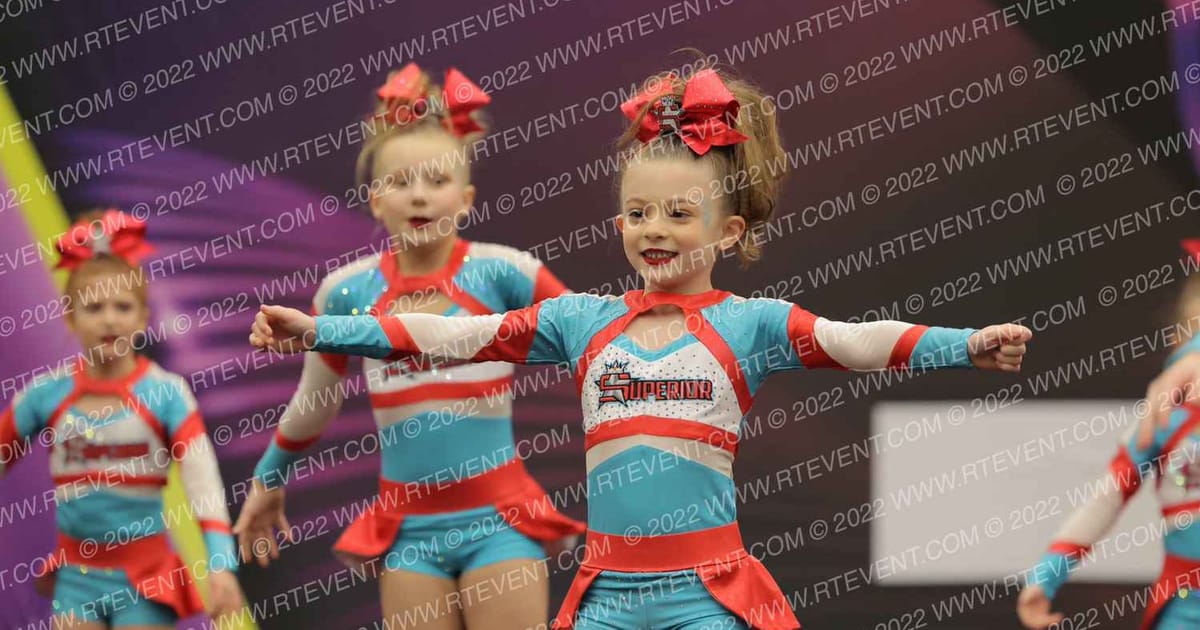 Superior Athletics Mini Sparkle · The Red Hot Cheer and Dance Competition