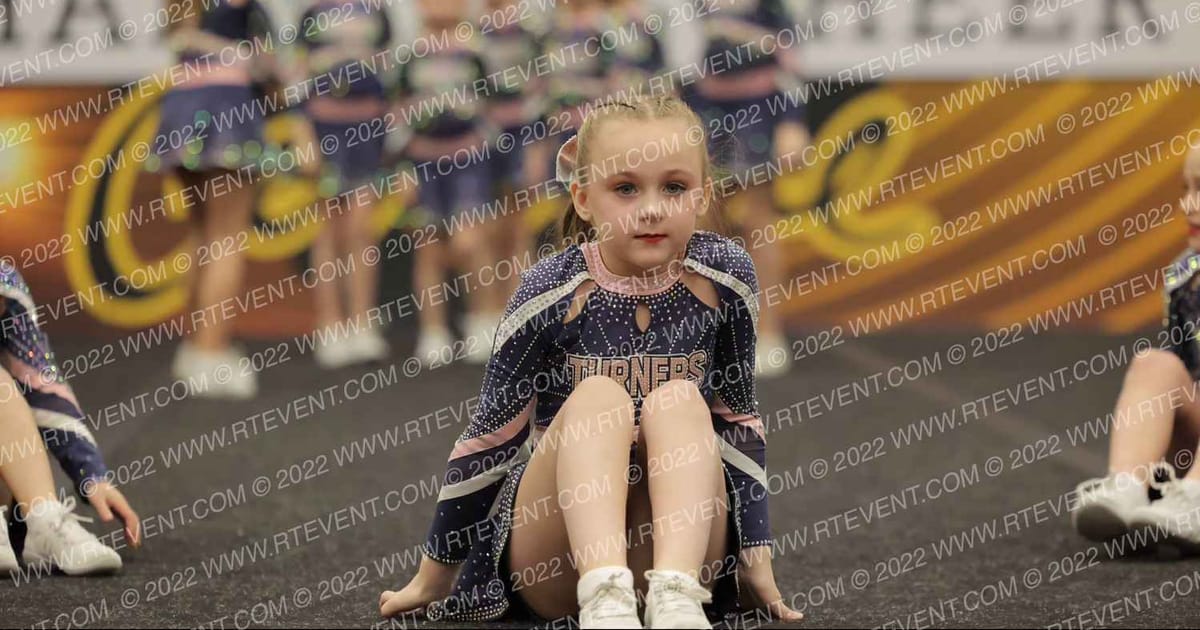 Turners All Star Cheerleading Baby Blue · The Red Hot Cheer and Dance Competition