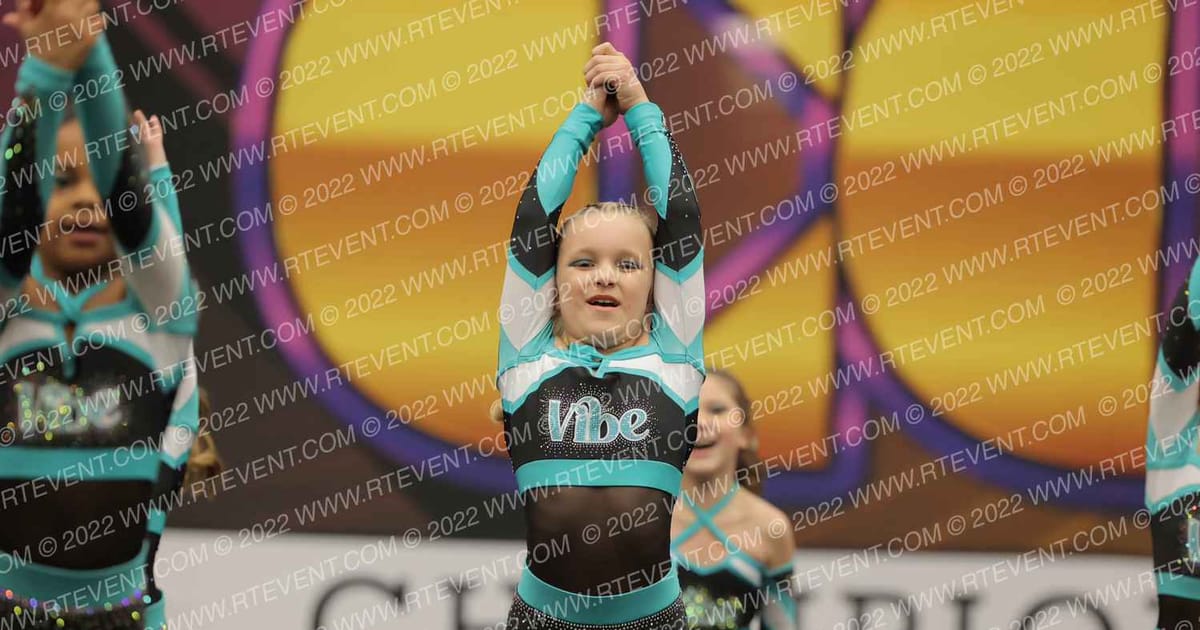 CheerVIBE Youth 1-Sizzle · The Red Hot Cheer and Dance Competition