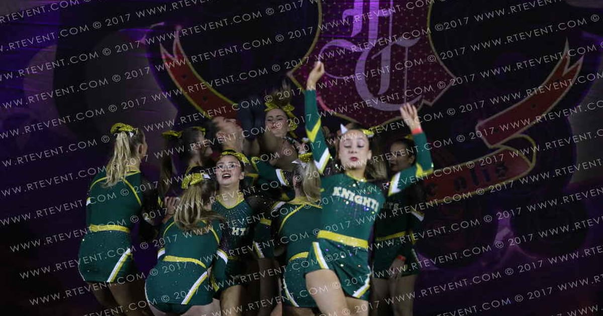 University of Nottingham Cheerleading Knights L3 · Hear of England UK University Nationals