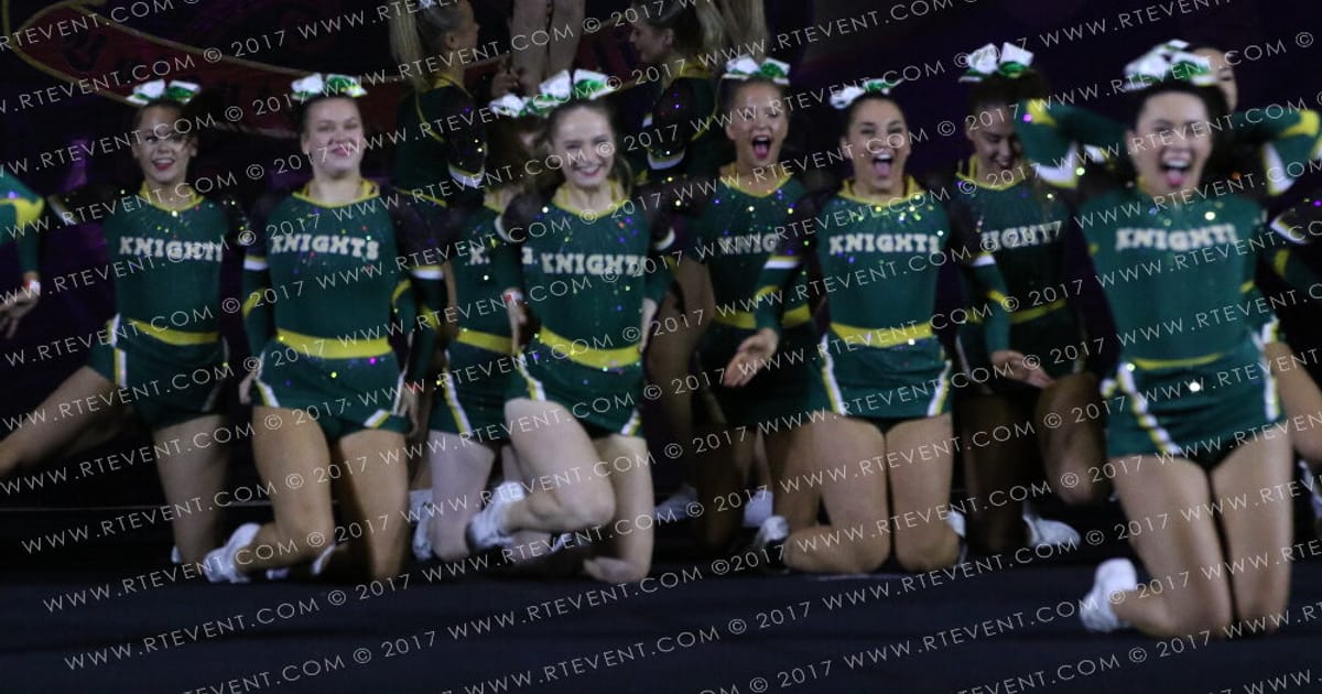 University of Nottingham Cheerleading Knights L2 · Hear of England UK University Nationals