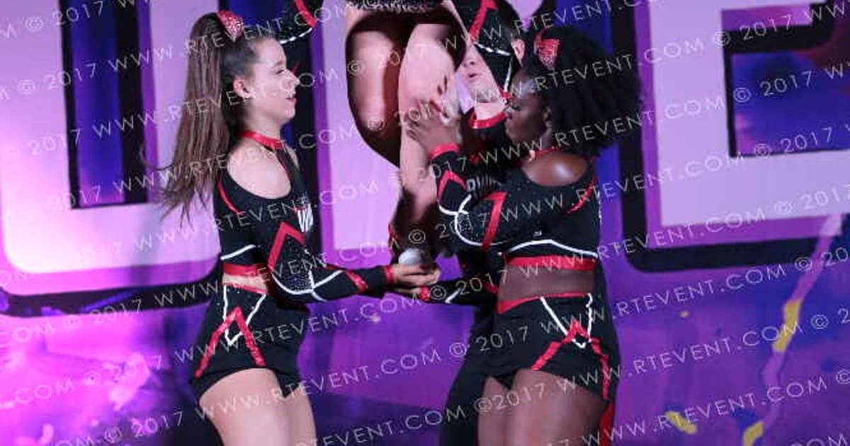 The Warwick Devils University Coed Stunt Group Level 2 · Hear of England UK University Nationals