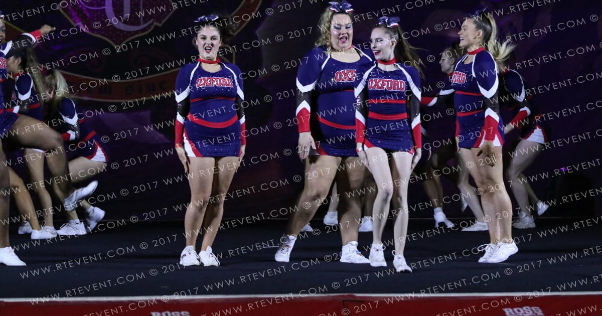 Oxford Sirens Large University Non Tumbling Level 2 Non Tumbling · Hear of England UK University Nationals