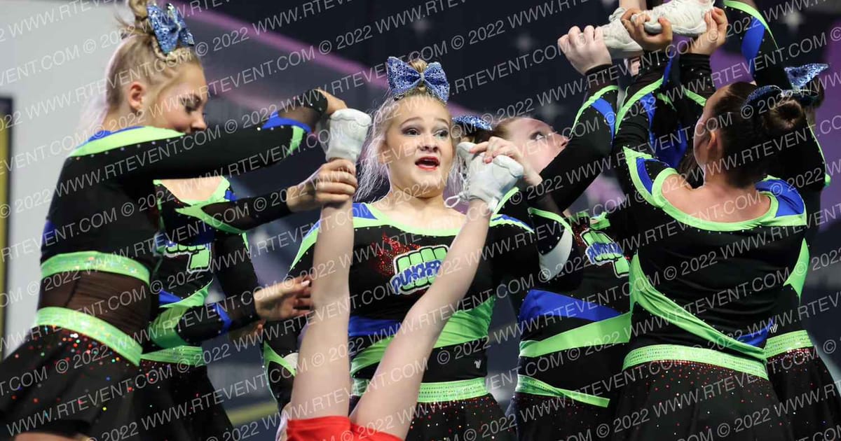 PunchFront Cheer Blue Flame · CSN Arena B Four