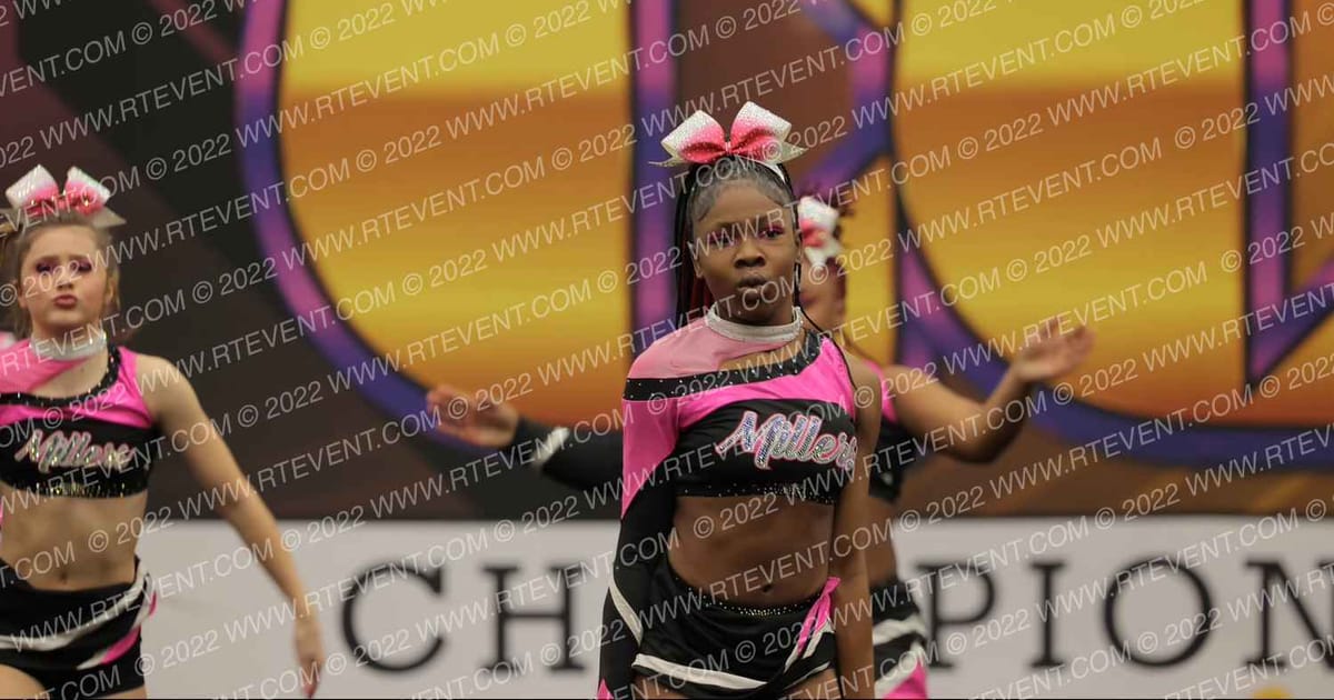 millers cheer stars BLACK OUT · The Red Hot Cheer and Dance Competition