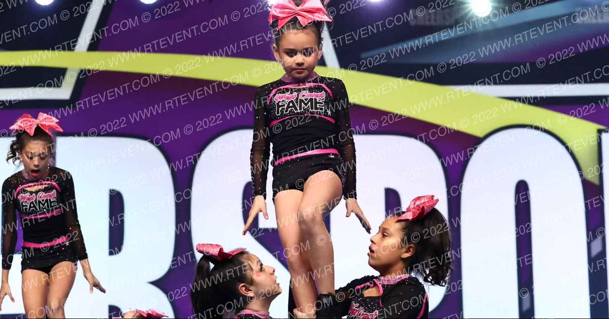 West Coast Fame Allstars Cheer GLAMOUR · CSN Arena B Two