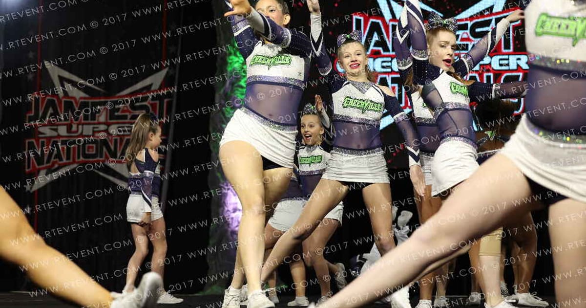 CheerVille Athletics MJ Harley Quinn · JAMFest Cheer Super Nationals