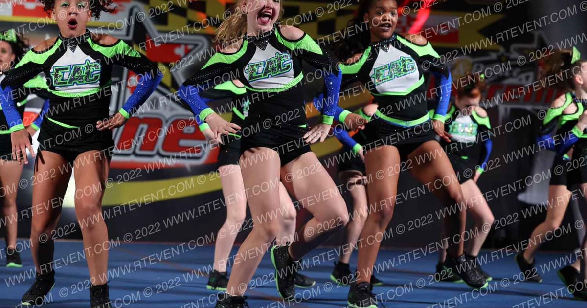 Elite Athletic Cheer Lime Crew · MARYLAND MADNESS