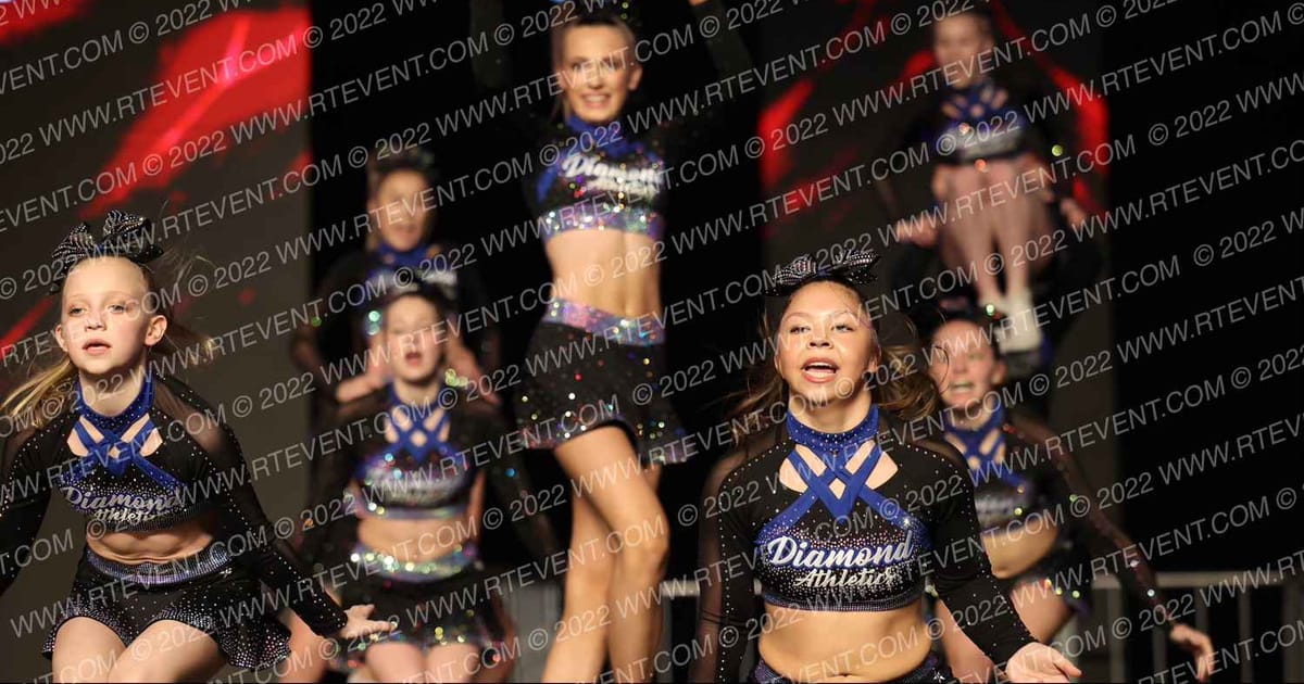 Diamond Athletics Cheer Twenty4K Gold · CheerAPalooza