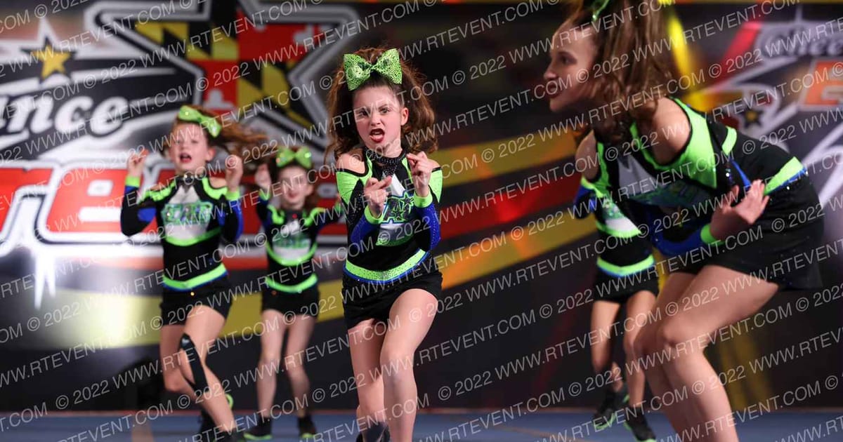 Elite Athletic Cheer Blue Crew · MARYLAND MADNESS