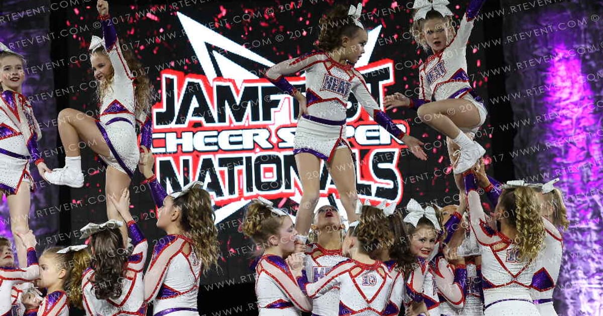 Perfect 10 Heat Lightning · JAMFest Cheer Super Nationals