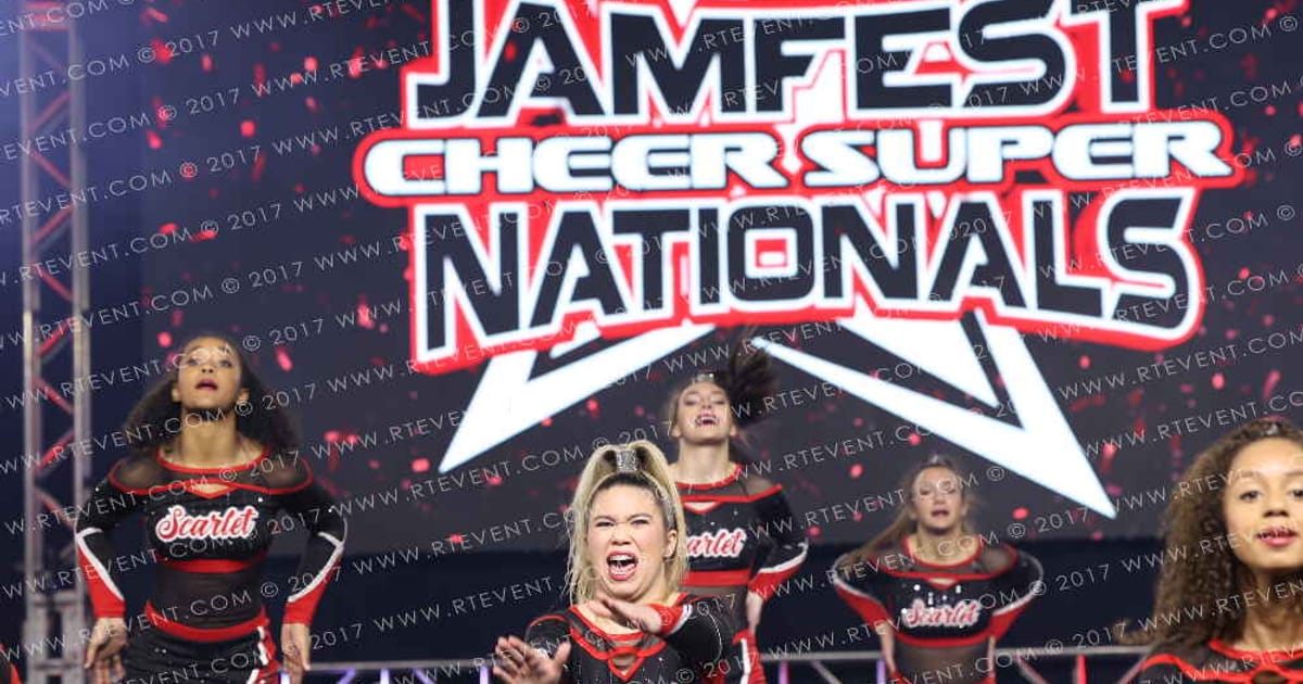 LA Cheerz Allstarz Scarlet · JAMFest Cheer Super Nationals