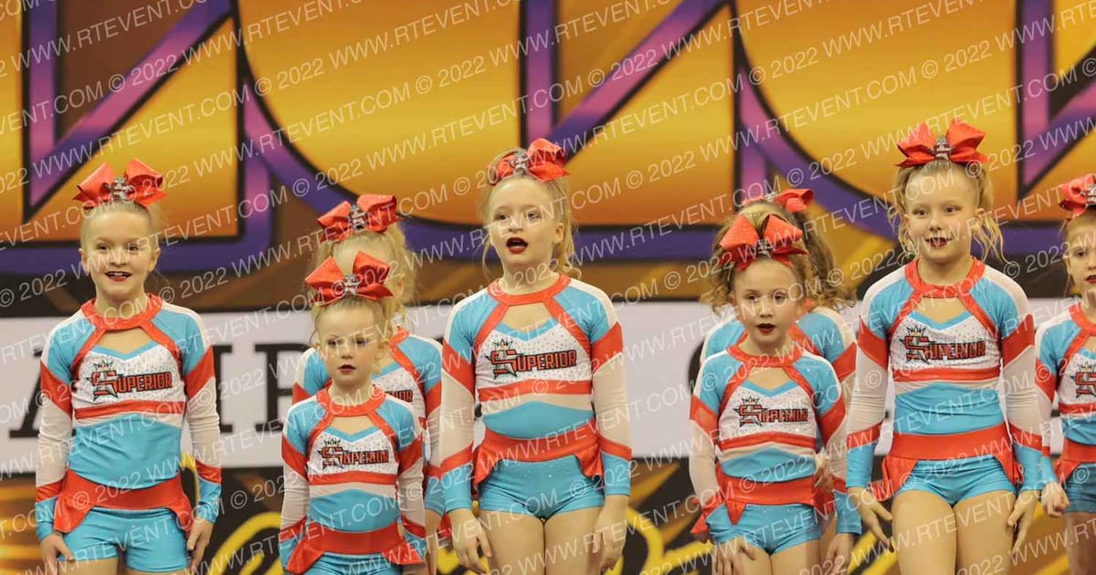 Superior Athletics Mini Sparkle · Over the Rainbow Cheer and Dance Competition