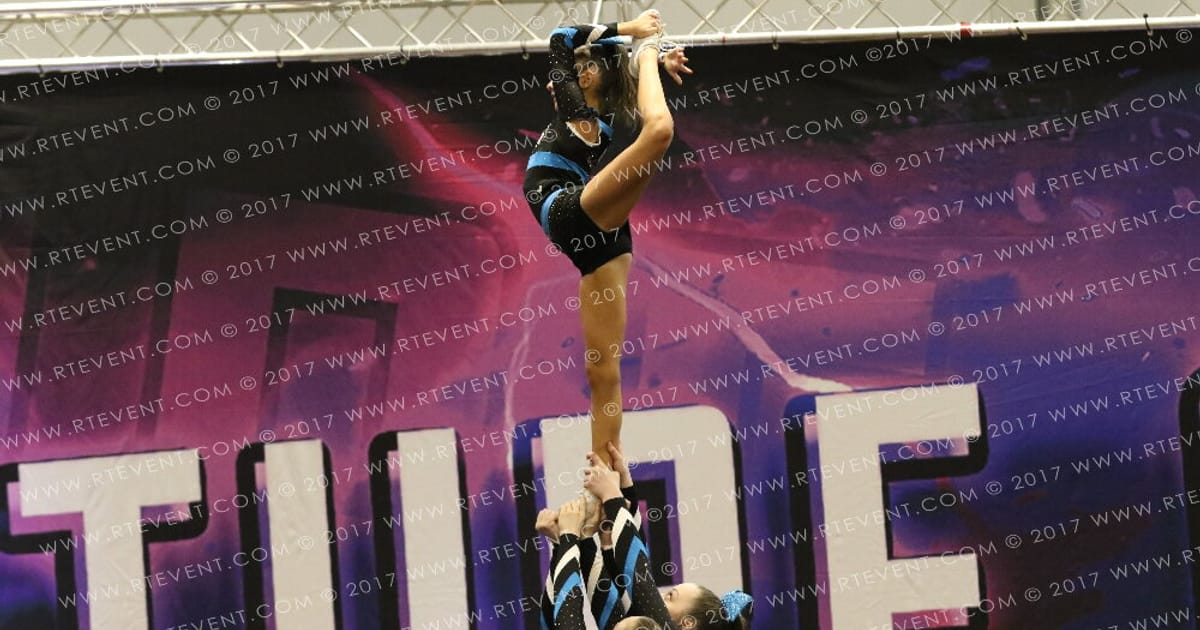 Lazer Cheer Junior Level 5 Stunt Group · FC Circus Spectacular