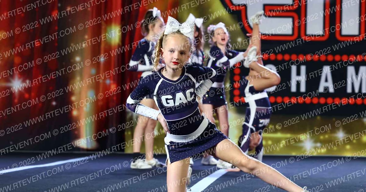 Greensboro All Star Cheerleading Rose Gold · Encore Concord Showdown
