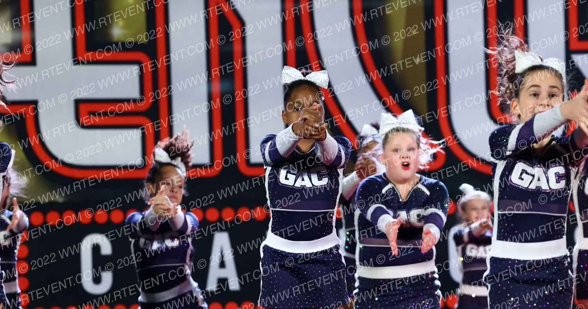 Greensboro All Star Cheerleading Pink Ice · Encore Concord Showdown