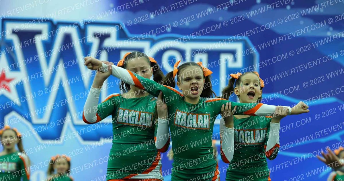 Raglan Coast Cheer Glitter · PacWest Utah Challenge