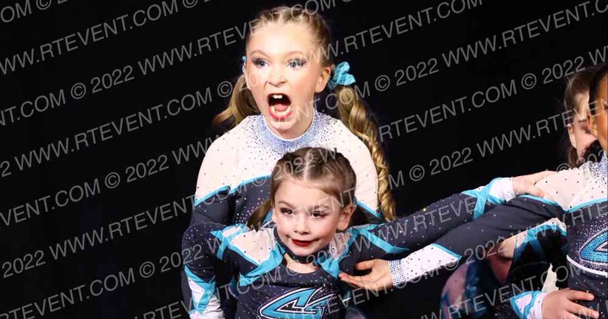 Cheer Sport Sharks New England Tiny Teal Sharks · Next Level Providence