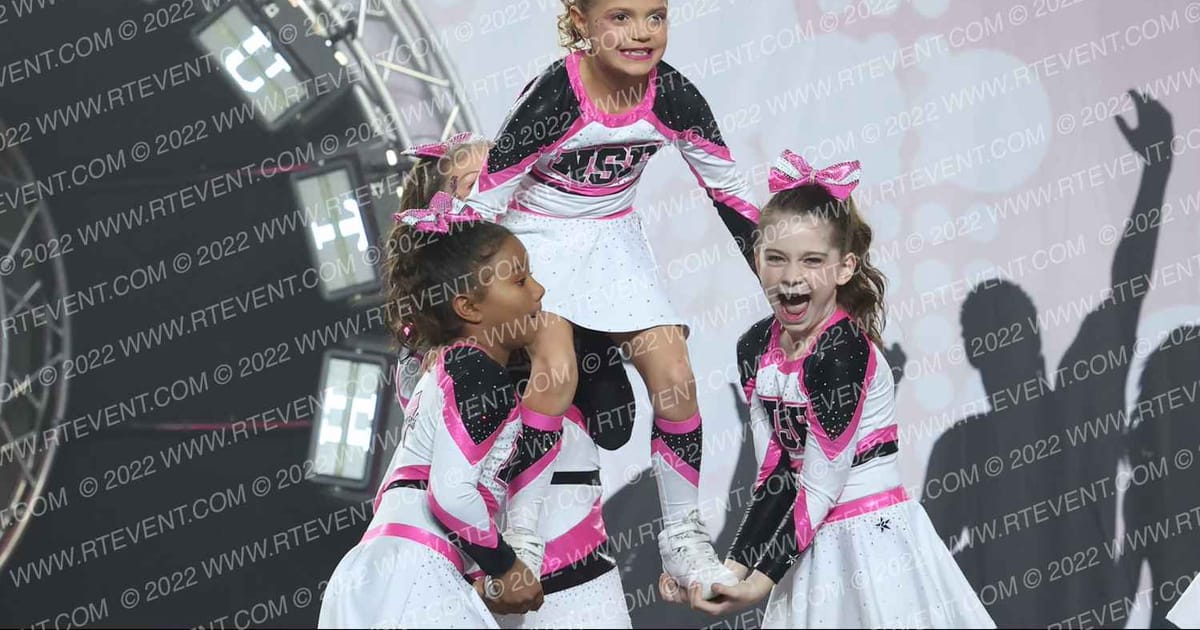 Natural State Fitness Cheer Pink Diamonds · DEEP SOUTH KINGS OF ROCK CLASSIC