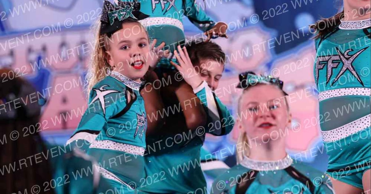 Cheer Extreme Fairfax ROBO TEAL · Return to Atlantis Baltimore Showdown FIXED