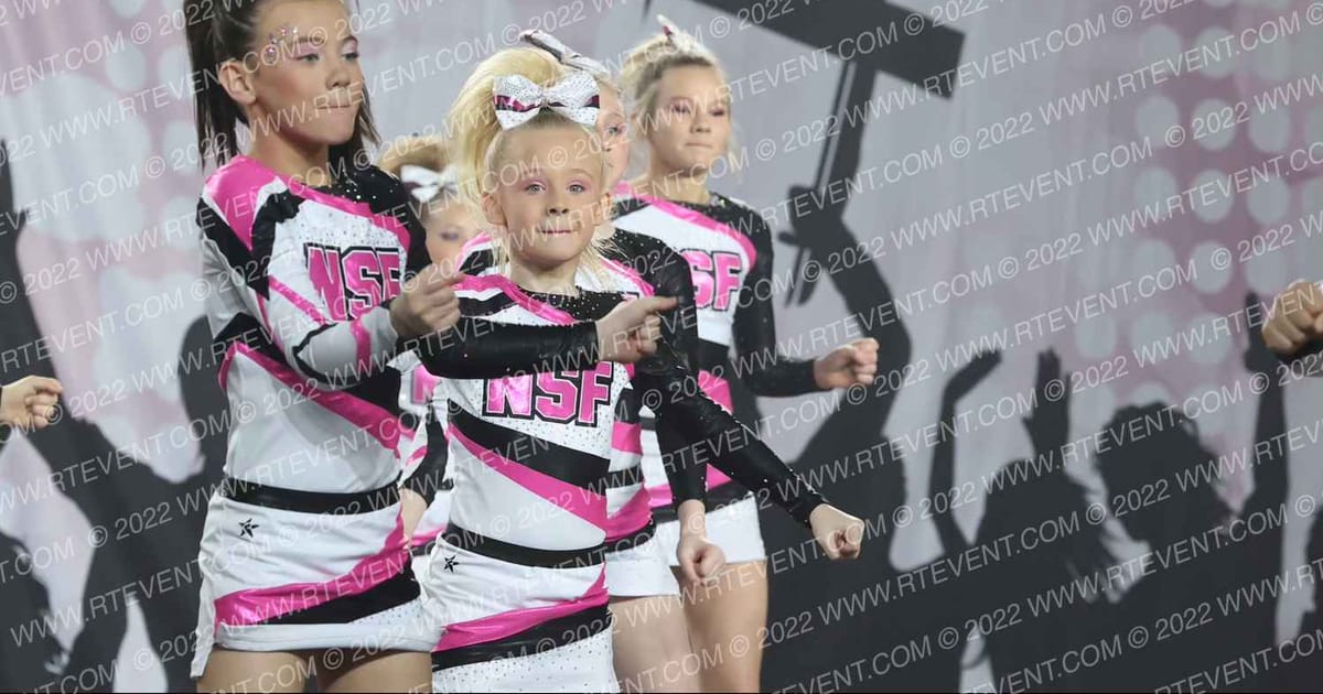Natural State Fitness Cheer White Diamonds · DEEP SOUTH KINGS OF ROCK CLASSIC