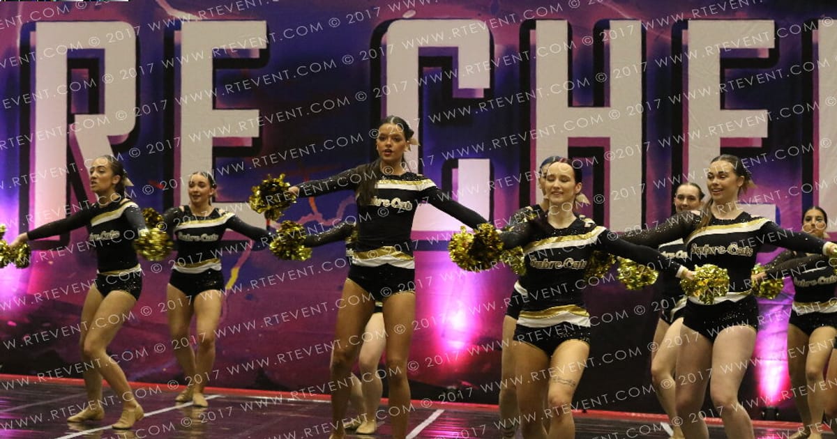 Sheffield Sabrecats Pom Cheerleading University Dance Pom · FC Circus Spectacular