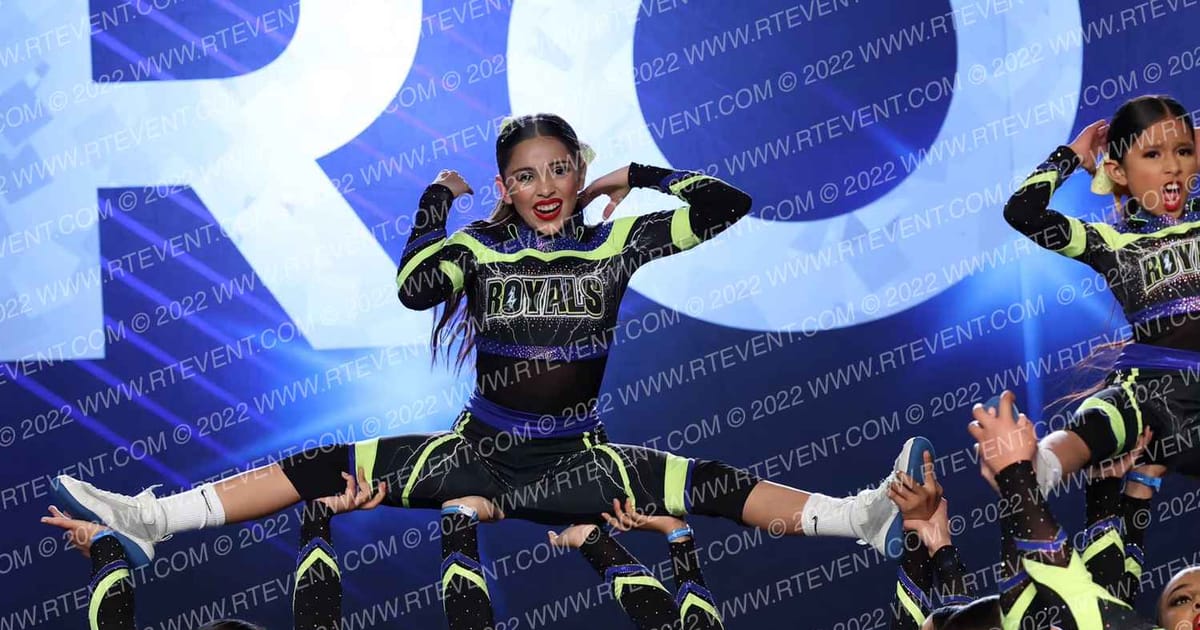 Royal Storm Elite Cheer Midnight · Vegas Crown