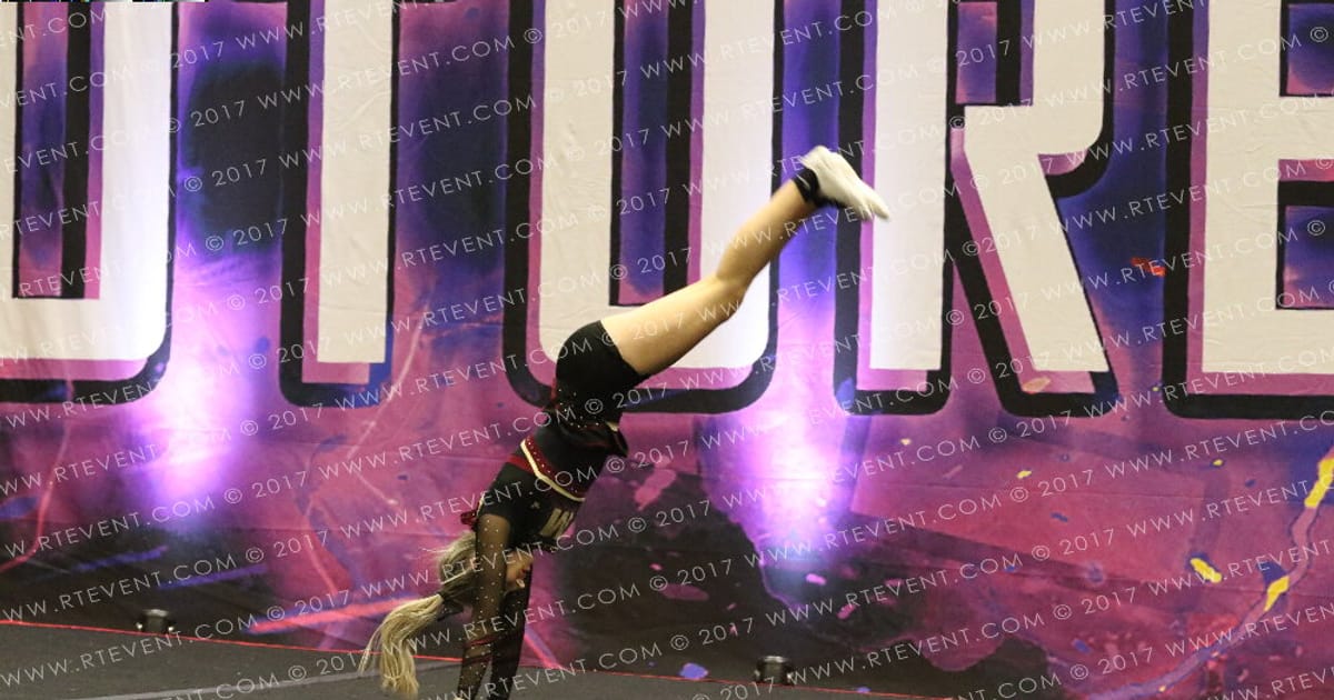 Yorkshire Martyrs Cheerleading and Dance School Millie and Scarlett · FC Circus Spectacular