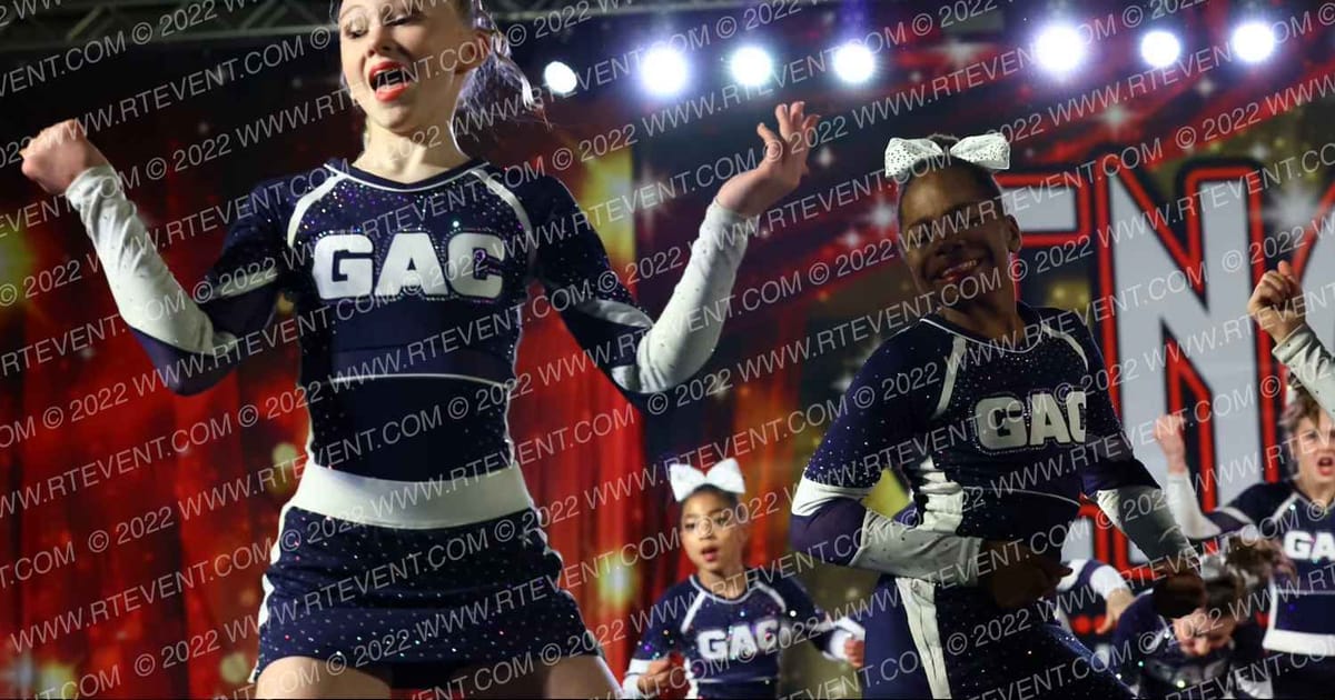 Greensboro All Star Cheerleading Pink Ice · Encore Concord Showdown