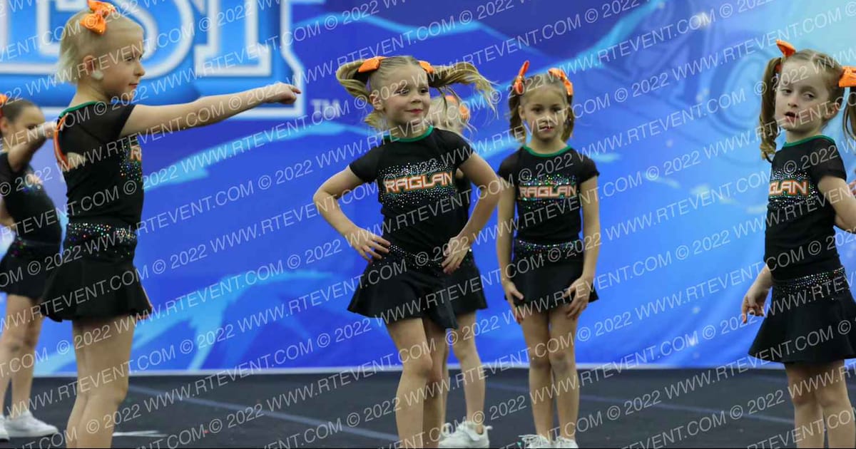 Raglan Coast Cheer Tiny Turquoise · PacWest Utah Challenge