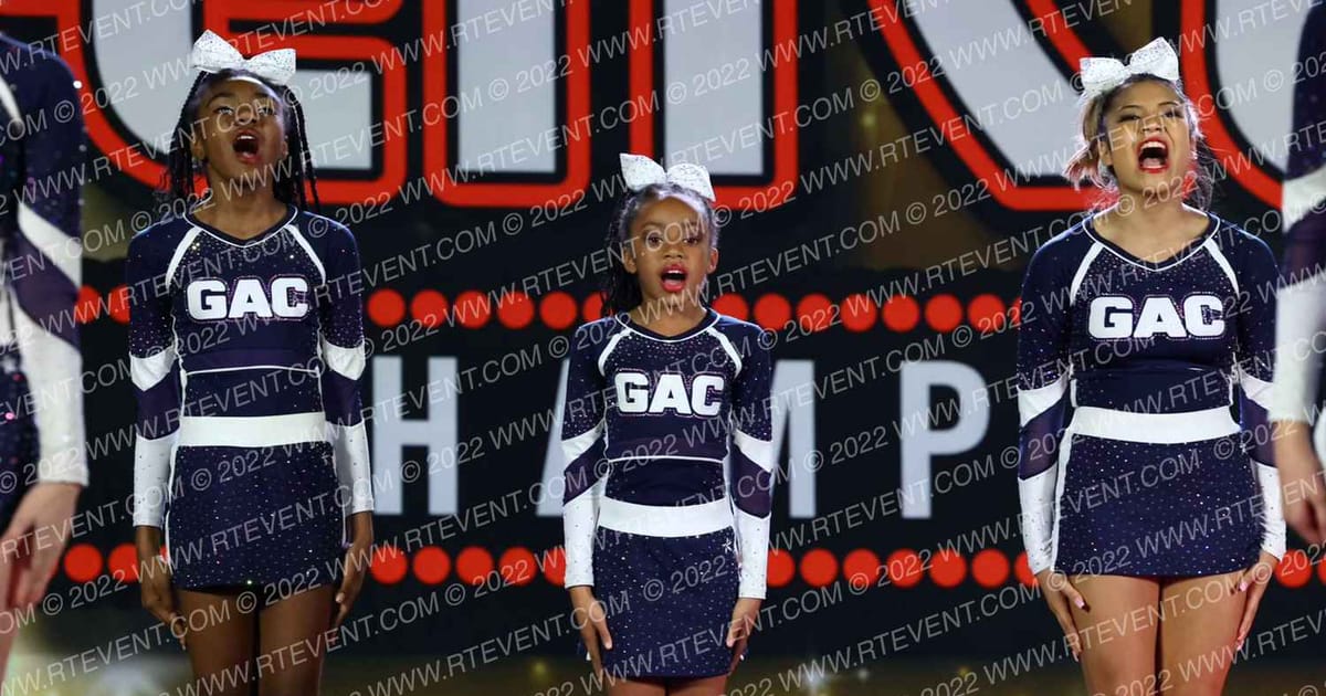 Greensboro All Star Cheerleading Black Diamonds · Encore Concord Showdown