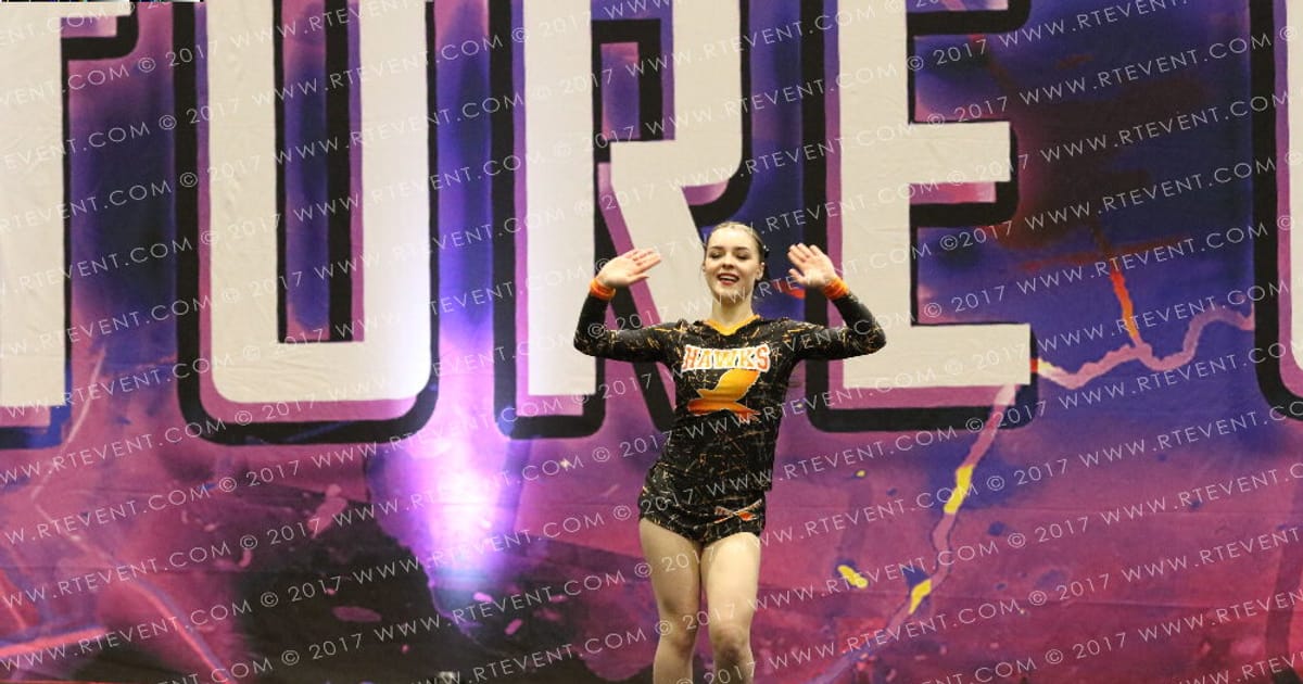 Hartlepool Hawks Cheerleading Academy Faith Evans · FC Circus Spectacular