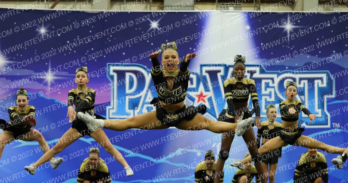 The Hive Cheer Yellow Jackets · PacWest Utah Challenge