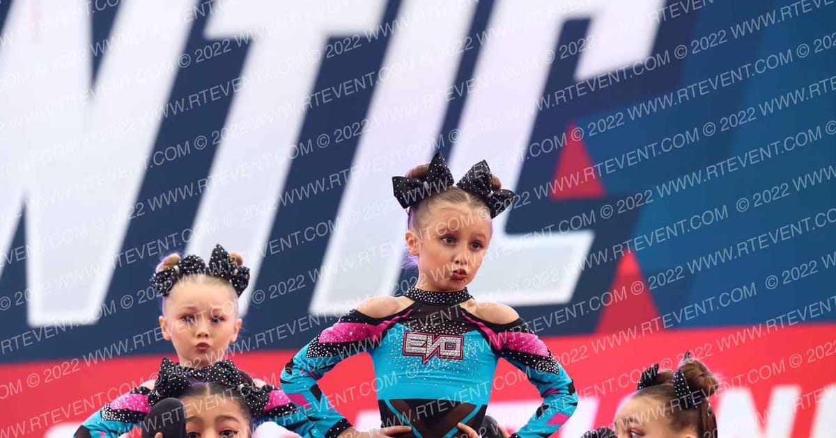 Evolution Cheer Teal Smash · MAC Wildwood Grand Nationals
